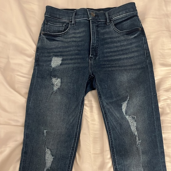 Express Denim Perfect Ankle Legging High Rise Jean - Size 2 - Picture 2 of 3